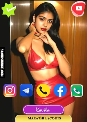 Verified Profile Image of Pune Marathi Escorts Girl Kavita. Book an appointment with Kavita Via WhatsApp, Instagram, Telegram and Call. Kavita's exclusive Video is Available. 